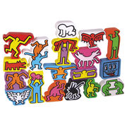 Keith Haring stacking figures game