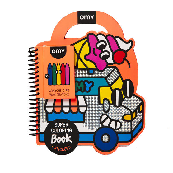 Yummy super colouring book