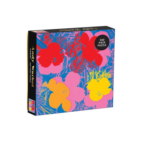 Andy Warhol Flowers 500 piece puzzle
