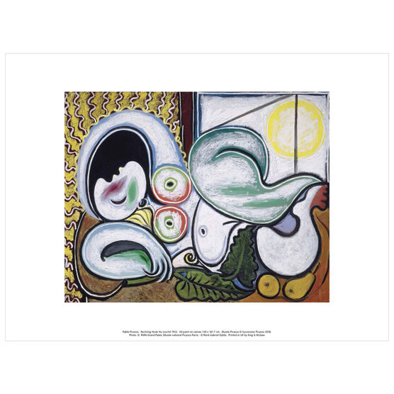 Pablo Picasso: Reclining Nude exhibition print