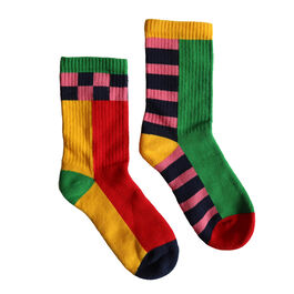 Lazy Oaf mismatched colour block socks