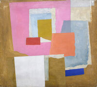 Ben Nicholson: 1924 (first abstract painting, Chelsea)