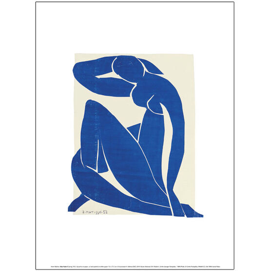 Henri Matisse Blue Nude II (exhibition print)