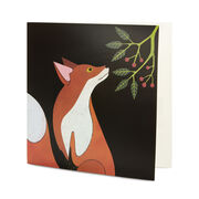 Rachel Hill: Fox in the Night Christmas card (pack of 6)