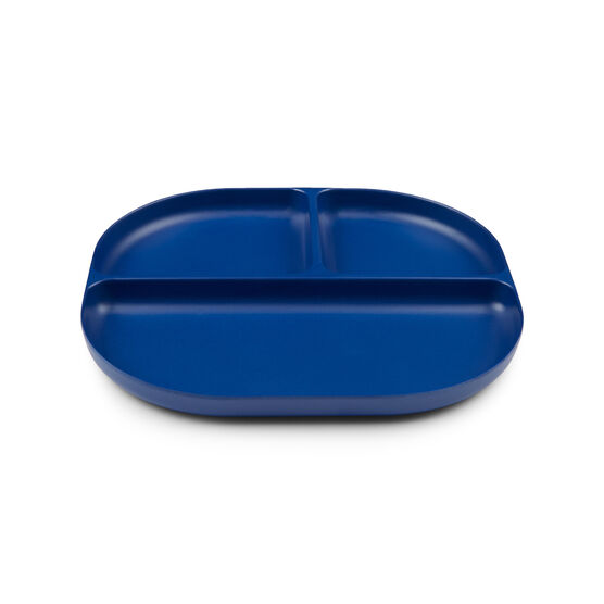 Bamboo blue divider plate