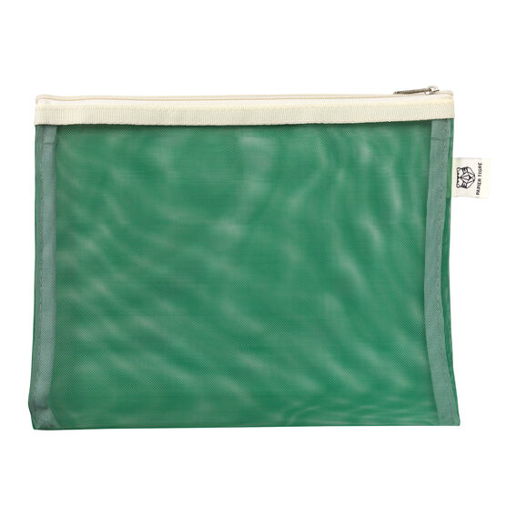 Green mesh pouch