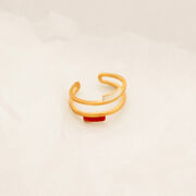 Tremelia enamel ring