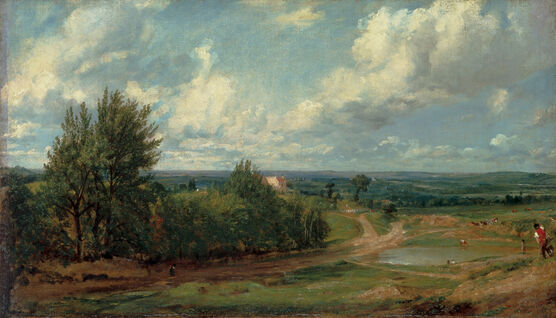John Constable: Hampstead Heath, 'The Salt Box'