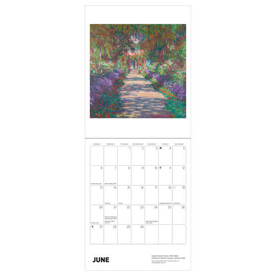 Claude Monet MINI Calendar 2027