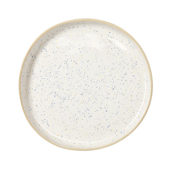 Speckled ceramic plate