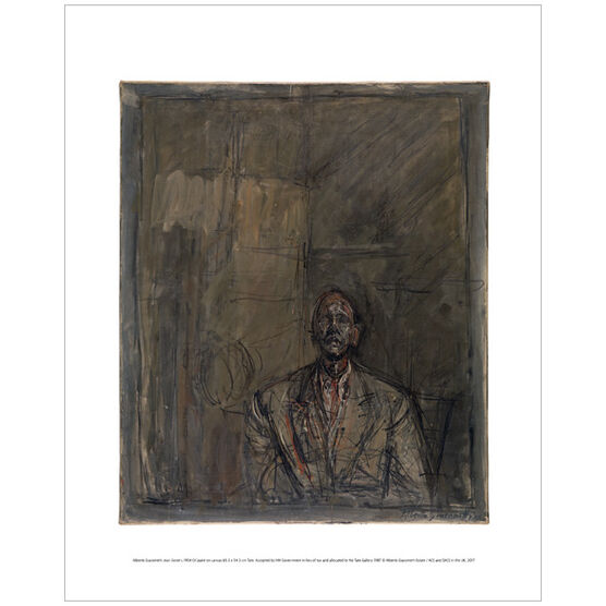 Alberto Giacometti Jean Genet (mini print)