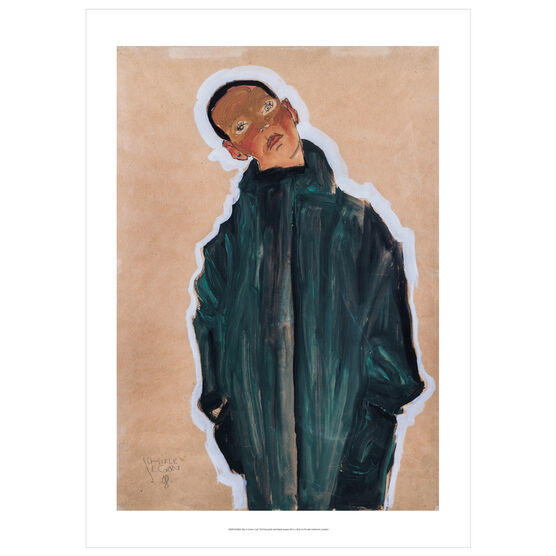 Egon Schiele: Boy in Green Coat poster