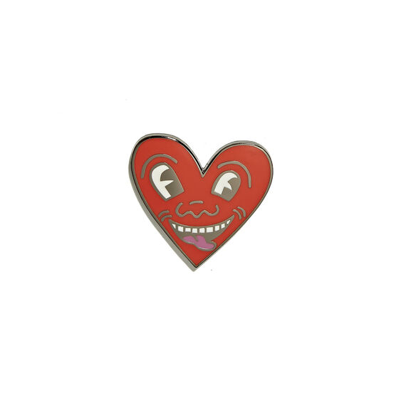 Keith Haring Heart Pin Badge
