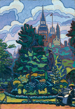 Charles Ginner: Victoria Embankment Gardens