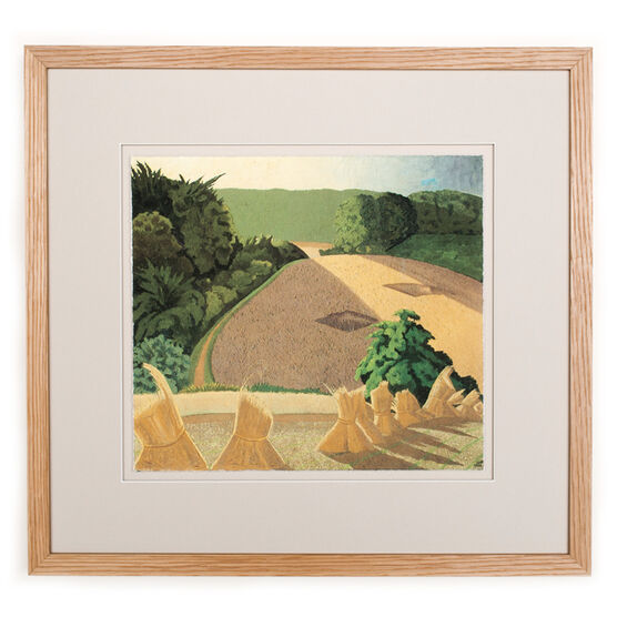 Nash The Cornfield (framed print)