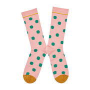 Bonne Maison pink polka dot socks