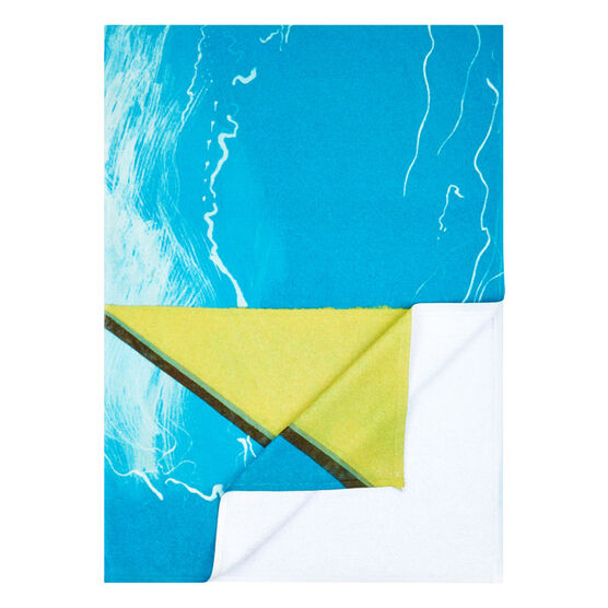 Hockney Bigger Splash beach towel