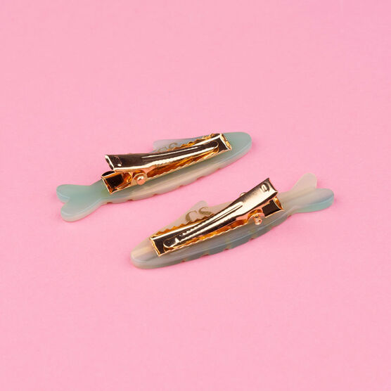 Sardine hair clips