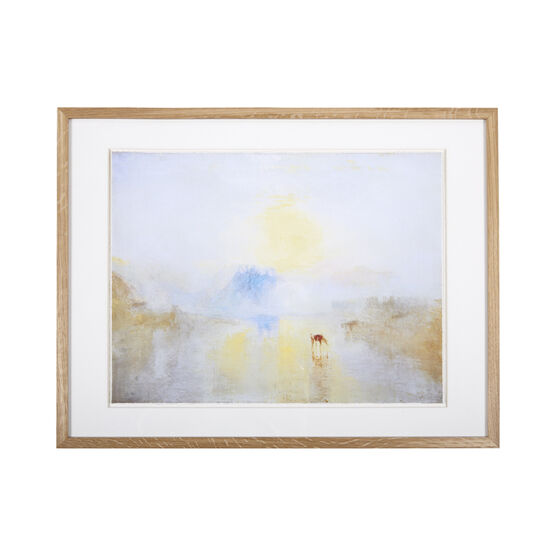 JMW Turner Norham Castle, Sunrise (framed print)