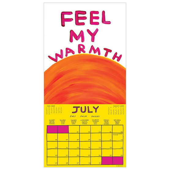 David Shrigley 2025 wall calendar