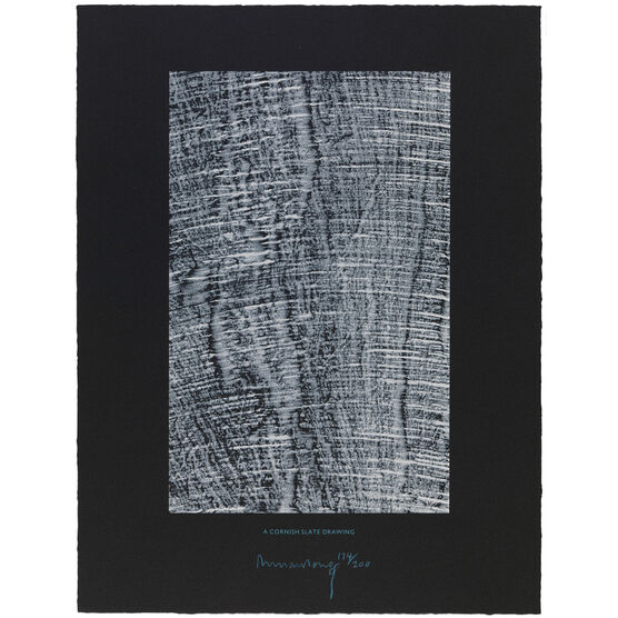 Richard Long, A Cornish Slate Drawing, 2002