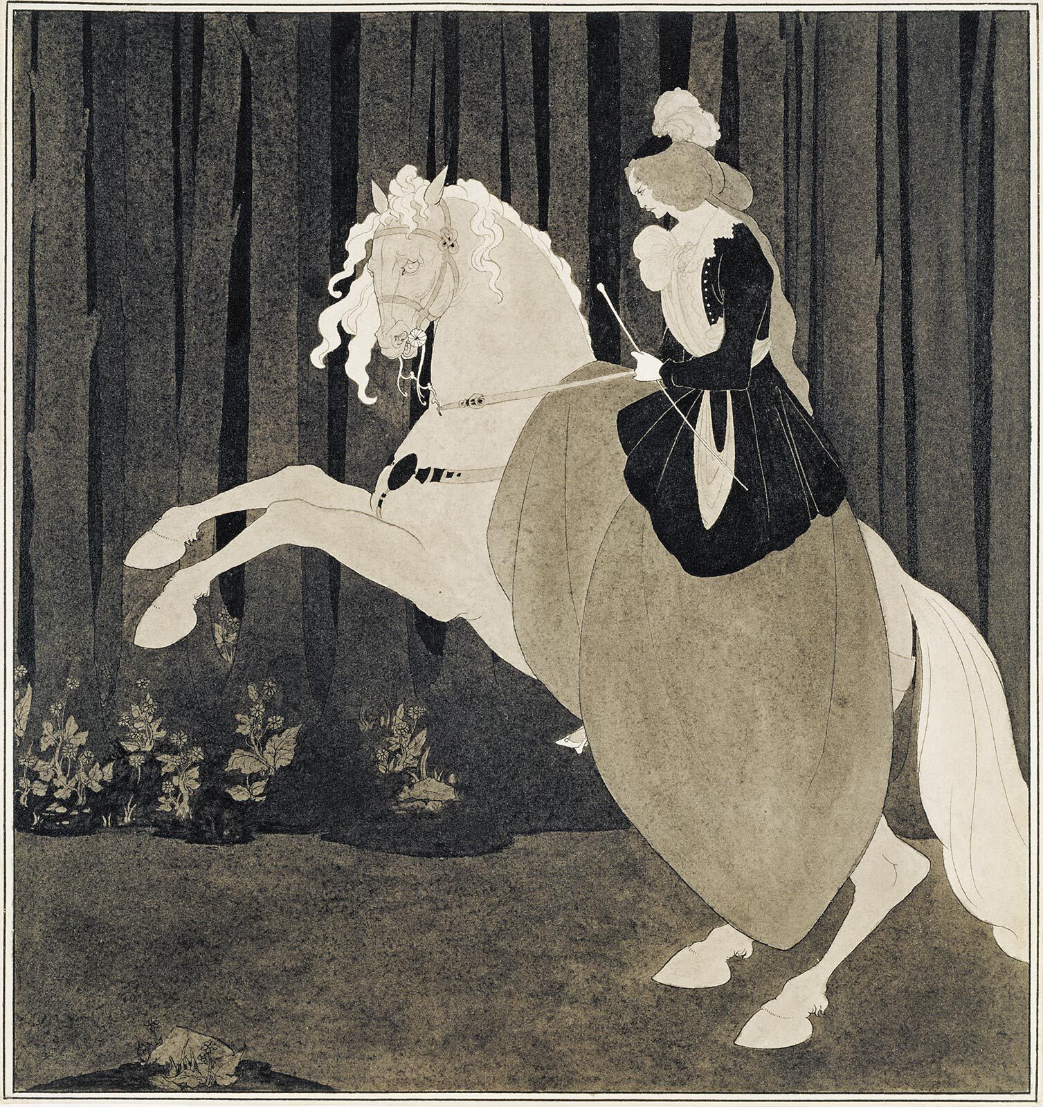 Aubrey Beardsley: Frontispiece to Chopin's Third Ballade