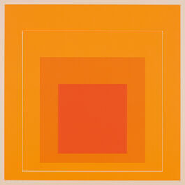 Josef Albers: from White Line Squares (Series II), WLS XII