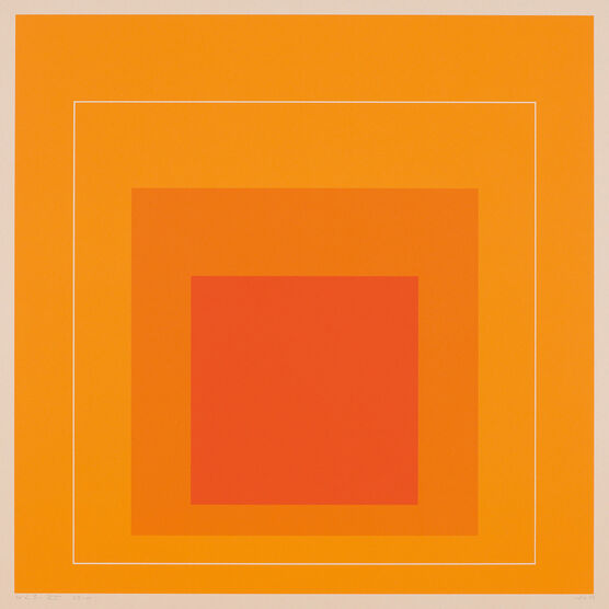 Josef Albers: from White Line Squares (Series II), WLS XII