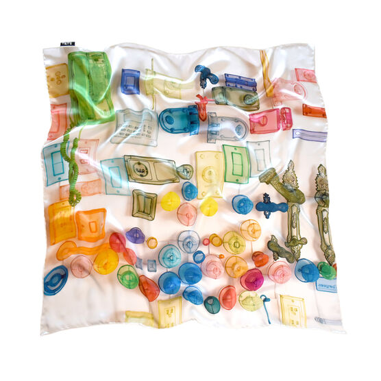 Do Ho Suh Jet Lag silk scarf