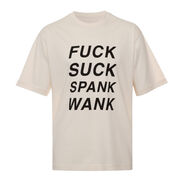 Sam Taylor-Johnson cream T-shirt