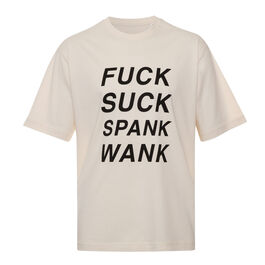 Sam Taylor-Johnson cream T-shirt