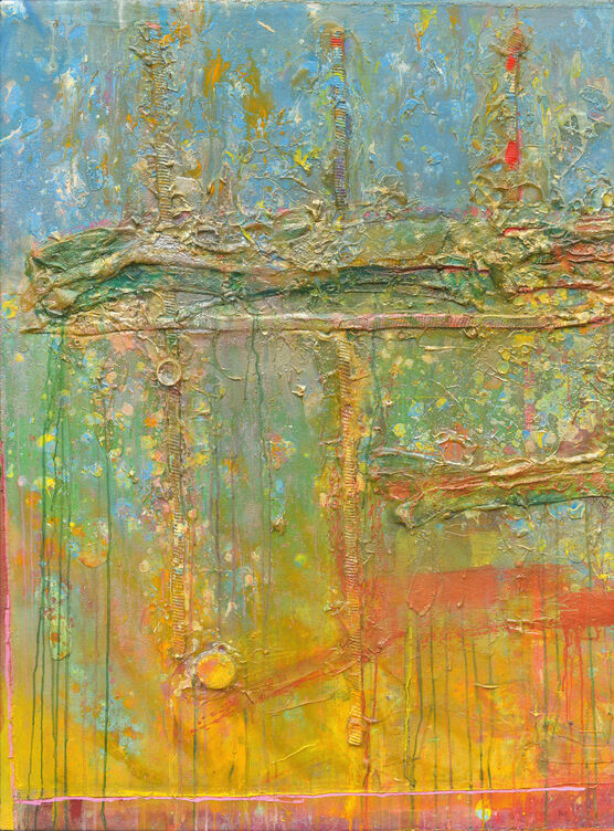 Frank Bowling: Jetty II