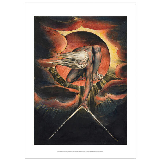 William Blake The Ancient of Days exhibition poster