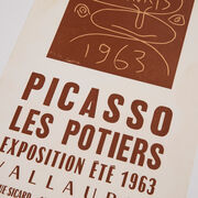 Picasso Les Potiers Exposition 1963 rare vintage poster