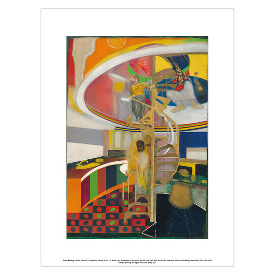 Frank Bowling Mirror art print