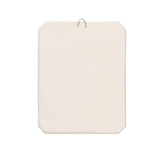 Decorative leaf plaster cast plaque
