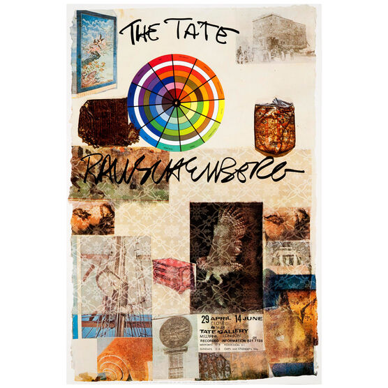 Robert Rauschenberg: 1981 vintage poster