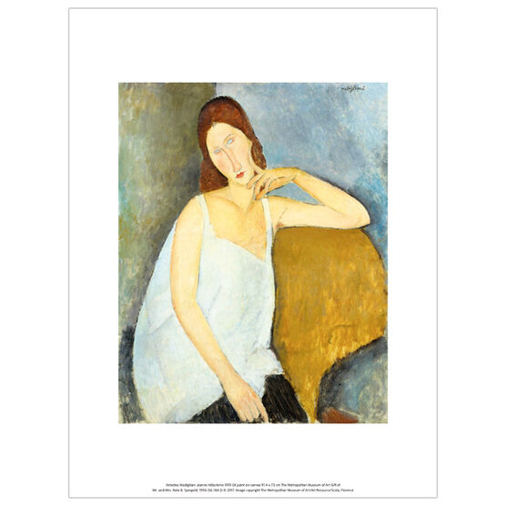 Modigliani Jeanne H&eacute;buterne (exhibition print)