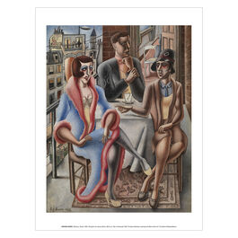Edward Burra Balcony, Toulon art print