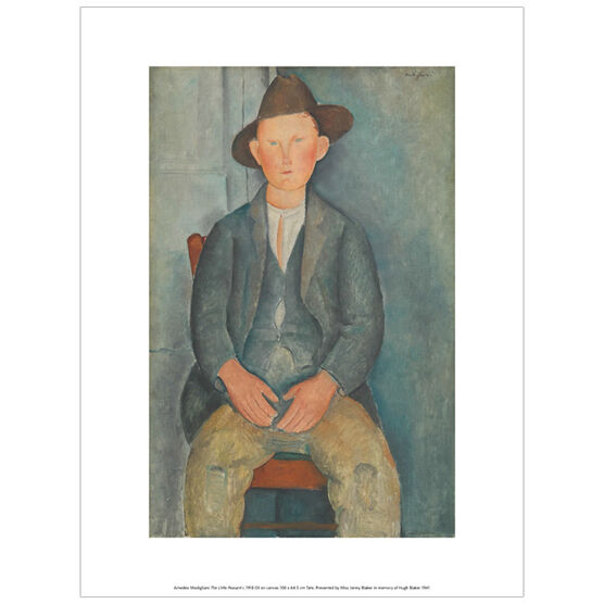 Modigliani The Little Peasant (exhibition print)