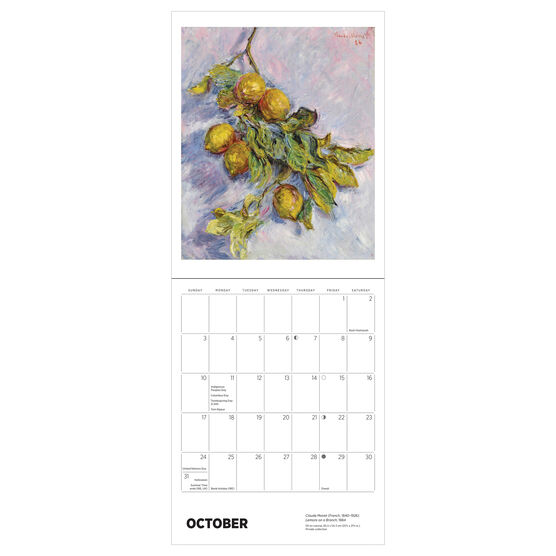 Claude Monet MINI Calendar 2027