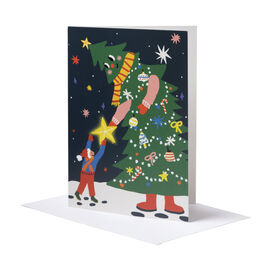 Zhuoer He: Merry Stellar Moments (Christmas Tree) Christmas cards (pack of 6)