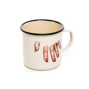 Fingers enamel mug