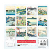Japanese Woodblocks 2026 mini wall calendar