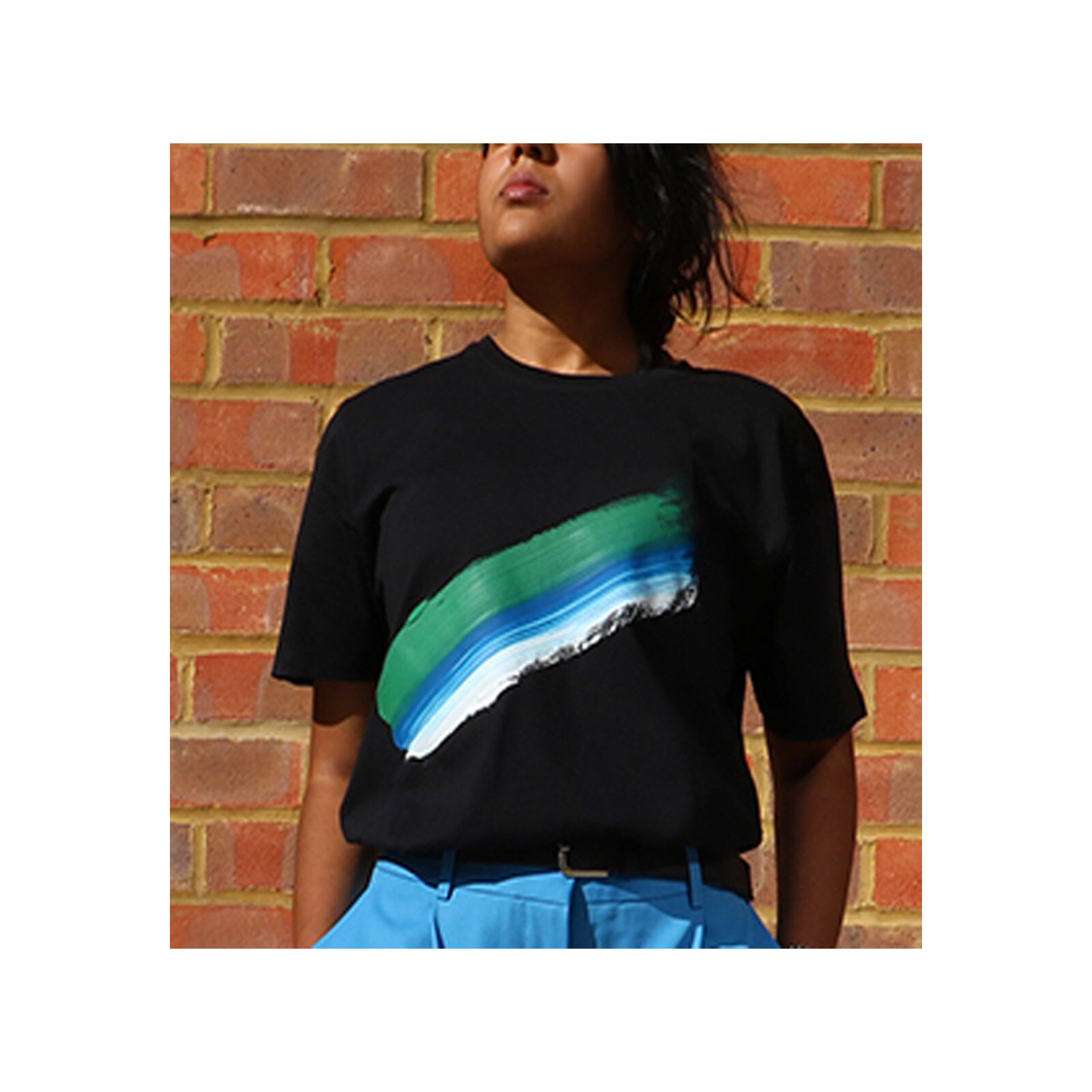 Brush stroke online t shirt