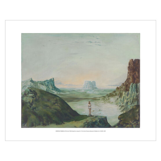 Dorothea Tanning: Self-Portrait mini print
