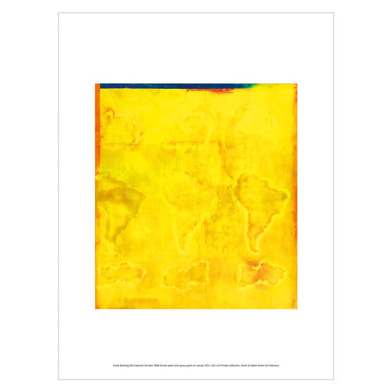 Frank Bowling: Mel Edwards Decides exhibition print