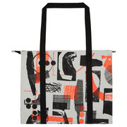 Laura Slater neon leather tote bag