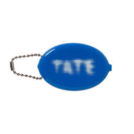 Tate logo blue coin pouch