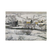 John. A. Park: Snow Falls on Exmoor Christmas card (pack of 10